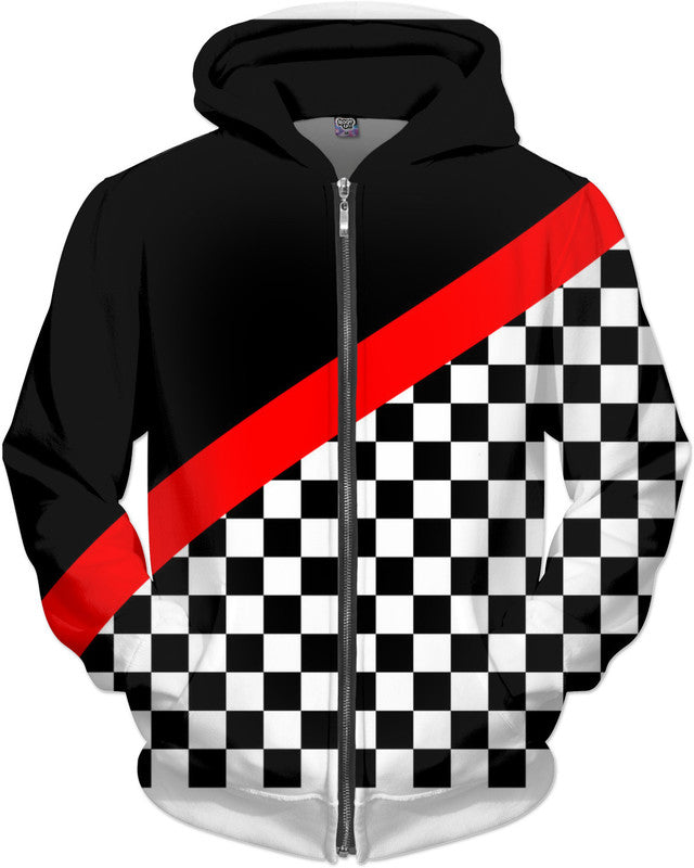 checkered flag hoodie