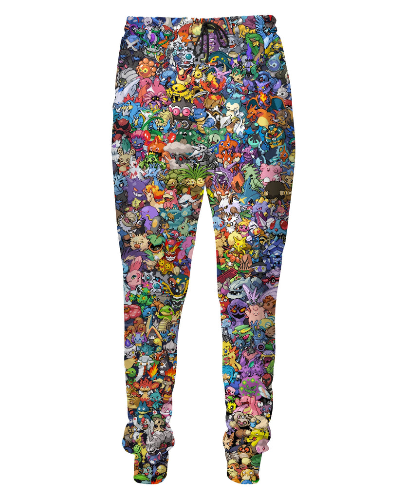 Pokemon Collage Sweatpants - RageOn! - The World's Largest All-Over ...