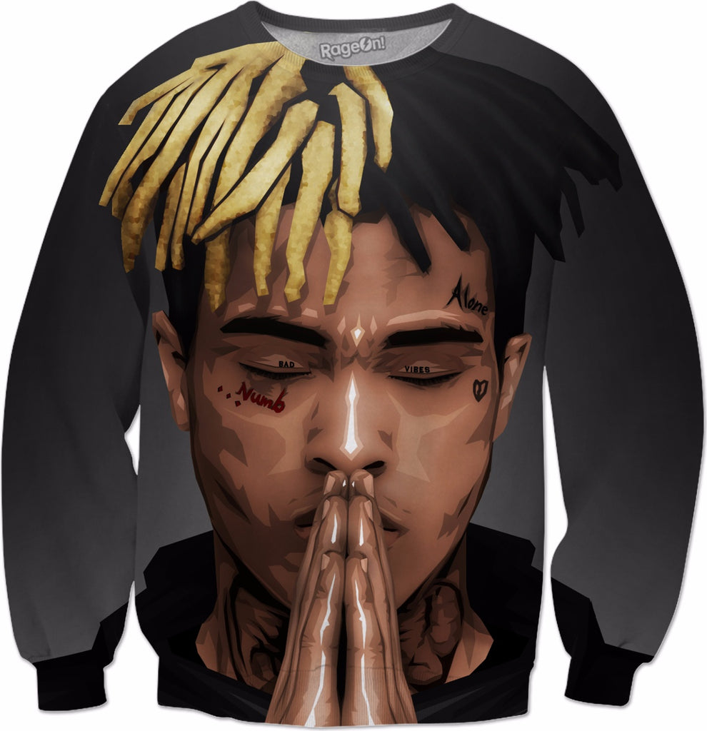 xxxtentacion praying hoodie