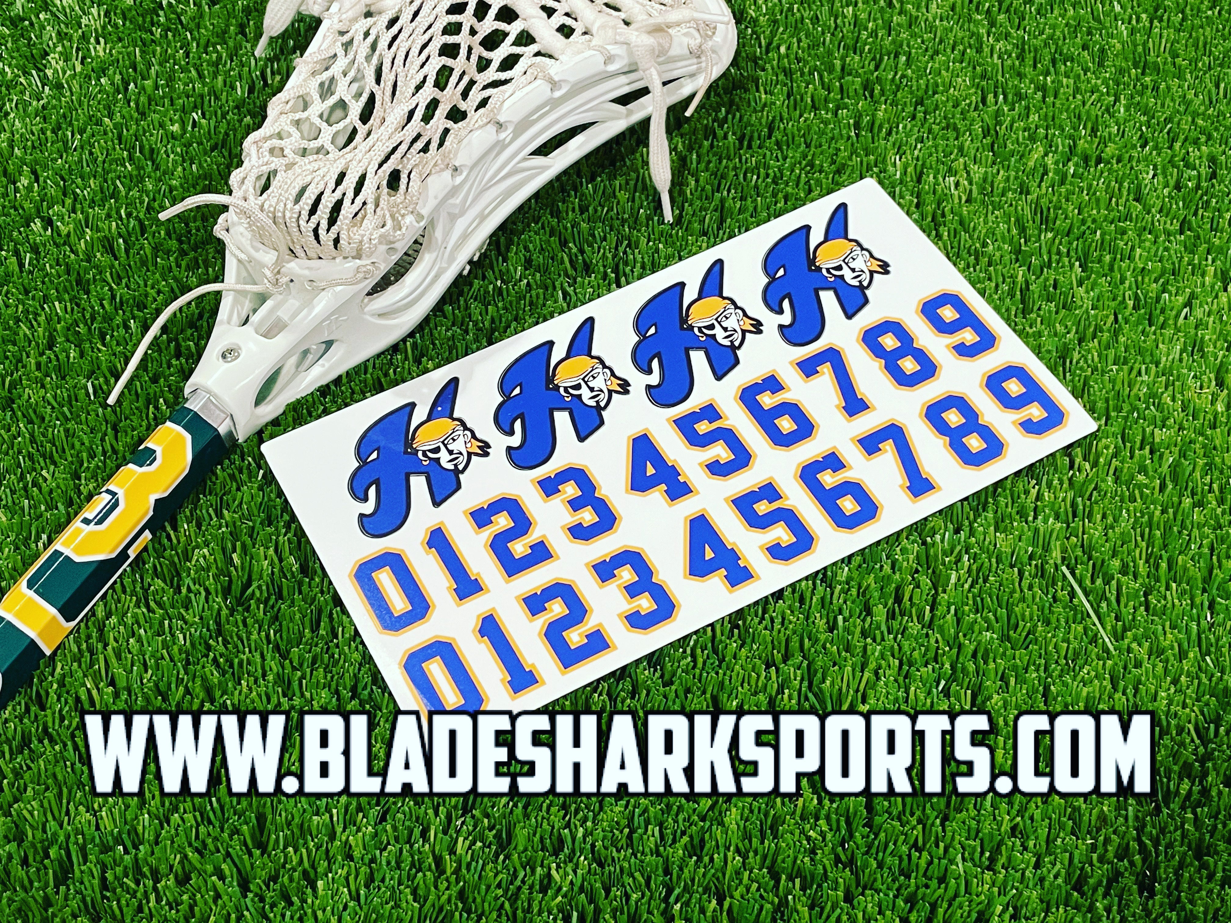 Shop PRIOR LAKE LAKERS Rugby Stripes Custom Lacrosse Stick Wrap
