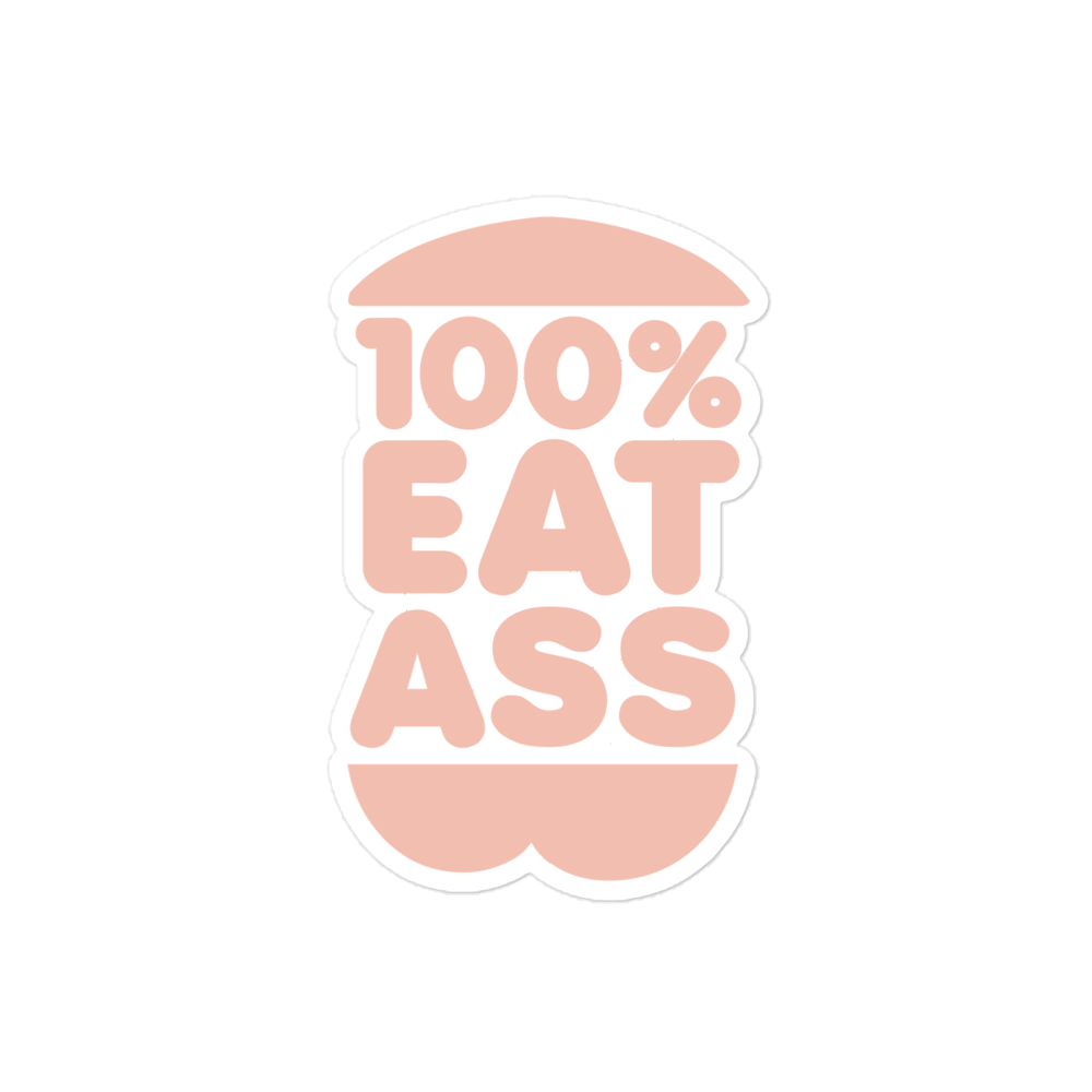 Face Jam 100 Eat Ass Decal Rooster Teeth Store