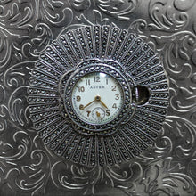 Marcasite Watch Pin by Aster c1930