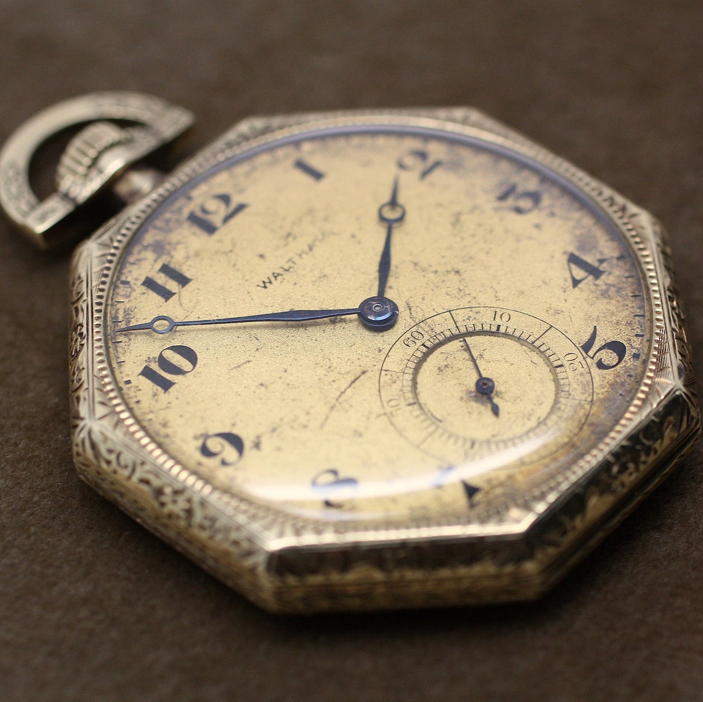 vintage waltham pocket watch