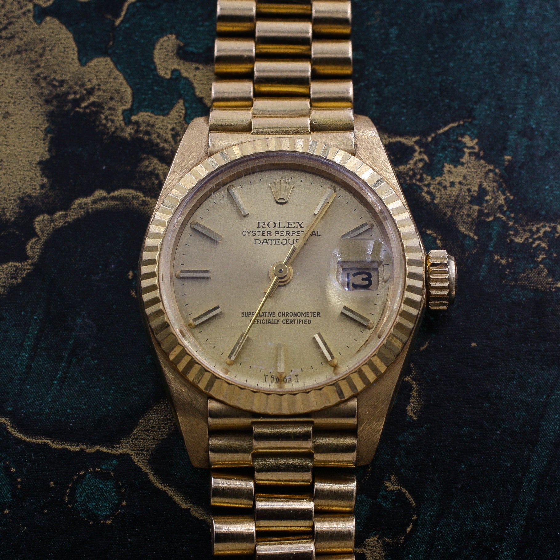 rolex oyster perpetual datejust serial number location