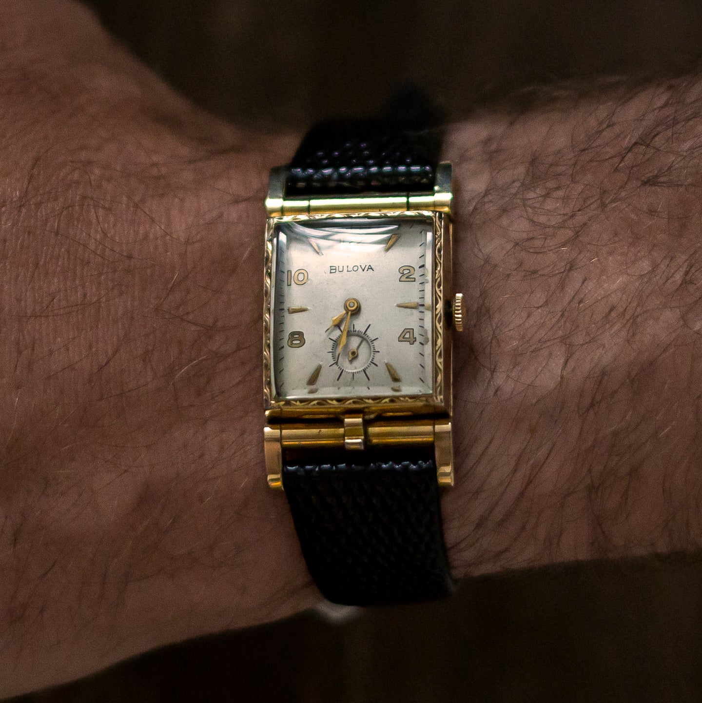 Flip-top Watch by Bulova c1951 – Pippin Vintage Jewelry