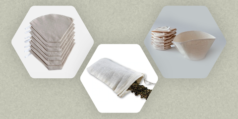 Cotton Coffee Filters And Reusable Tea Bags