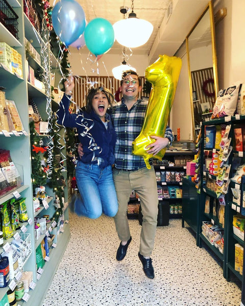 Ándale Market Owners Mia Sakai and Tim Hannifan celebrate their first anniversary 