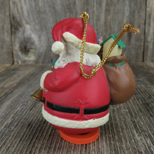 Load image into Gallery viewer, Vintage Santa Claus Sack Christmas Ornament Rollie Pollie Wobble Lustre Fame - At Grandma&#39;s Table