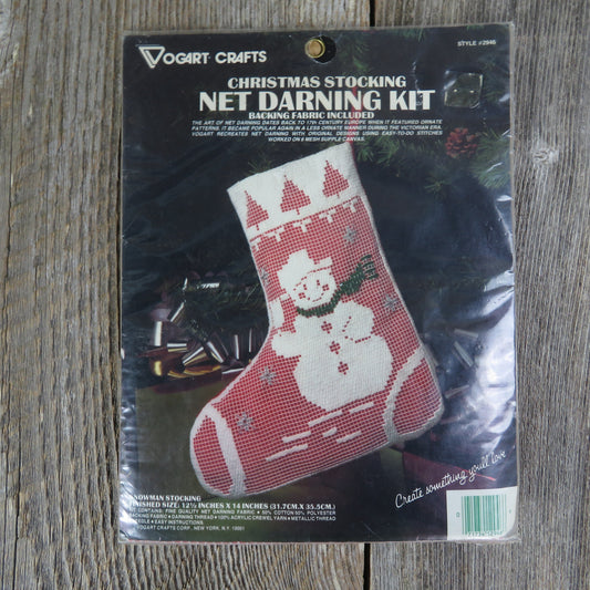 Vintage Christmas Table Runner Lace Net Darning Kit Candles Vogart Cra – At  Grandma's Table