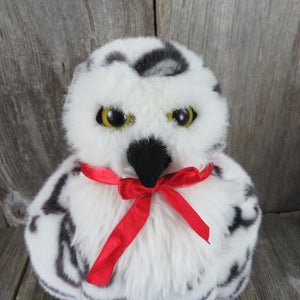 Vintage Snow Owl Plush Applause World Wild Life Bird Stuffed Animal Fo ...