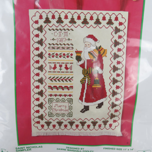 Sunset Christmas Stocking Kit Counted Cross Stitch Sampler Pattern 291 – At  Grandma's Table