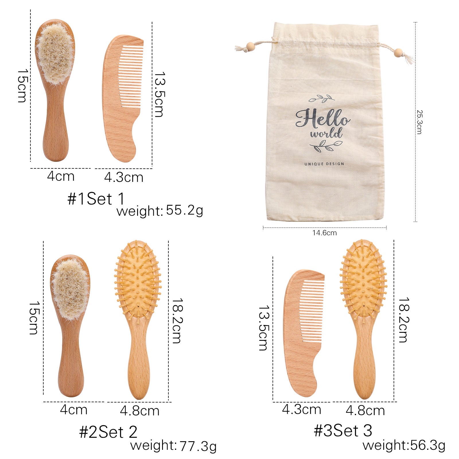 Two-Piece Wooden Baby Brush-image-5