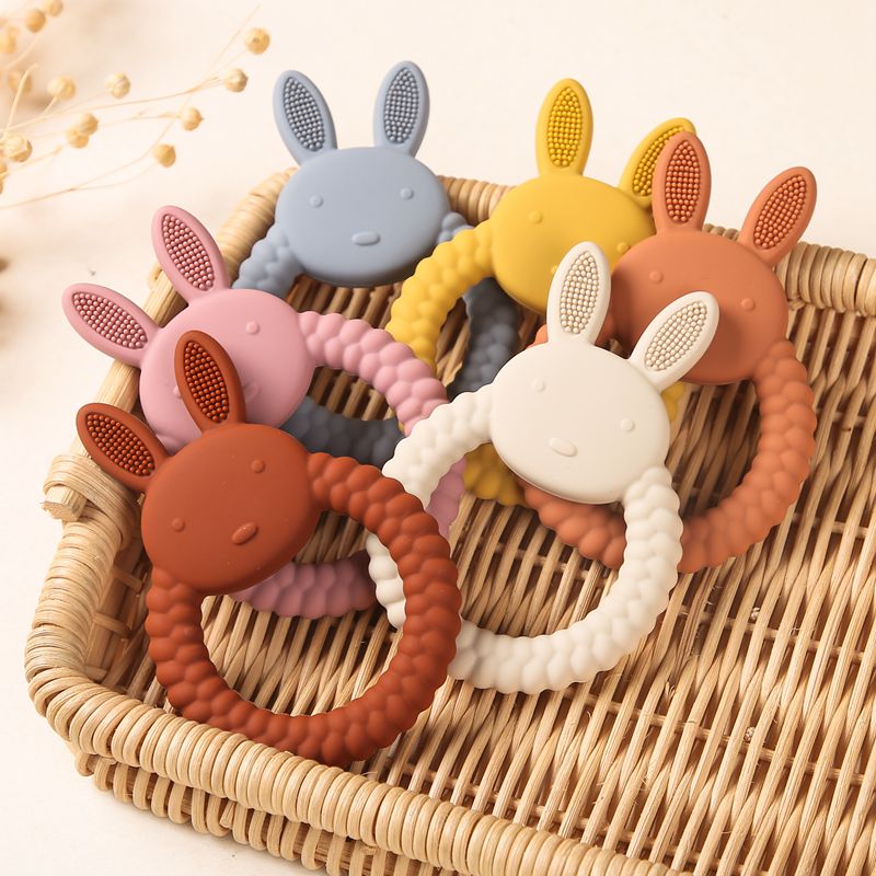 Silicone Rabbit Bracelet Teether-image-0