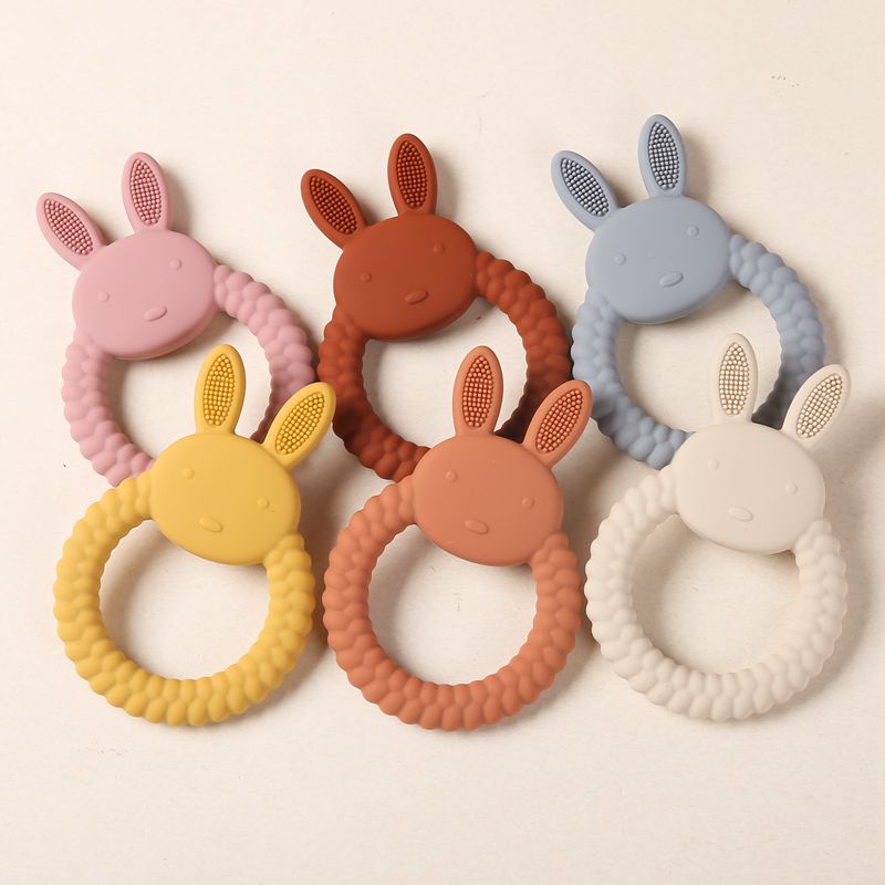 Silicone Rabbit Bracelet Teether-image-2