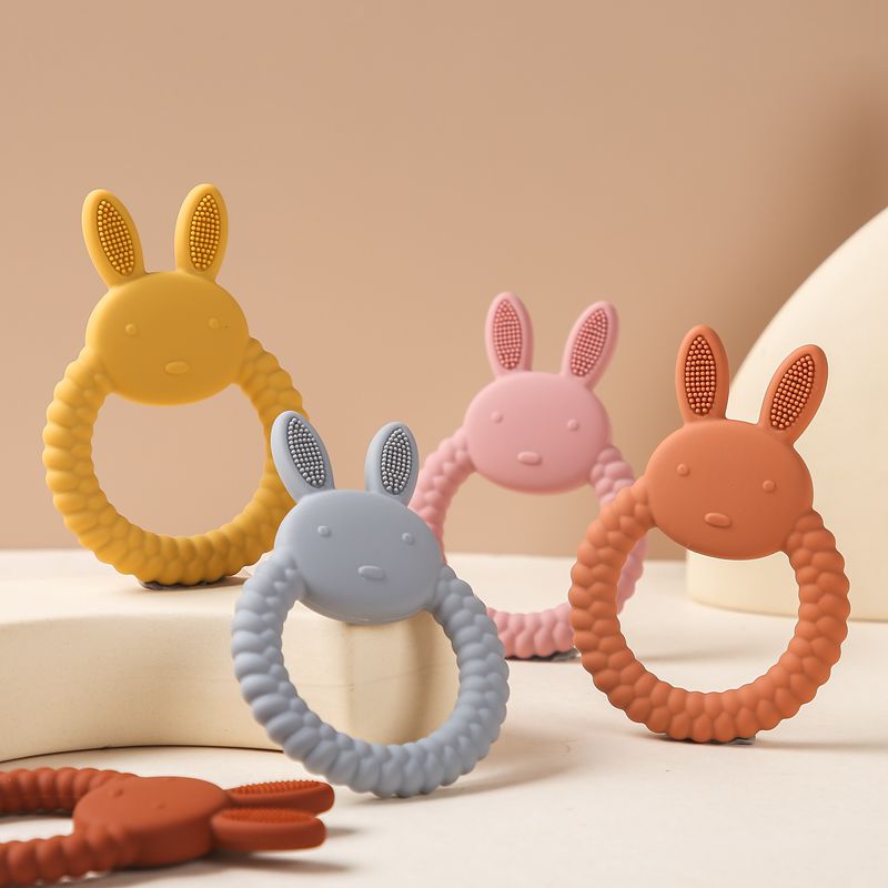 Silicone Rabbit Bracelet Teether-image-3