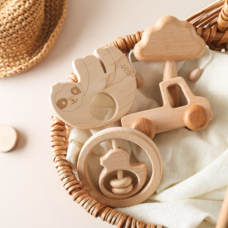 Wooden Cloud Rattle Set-image-8