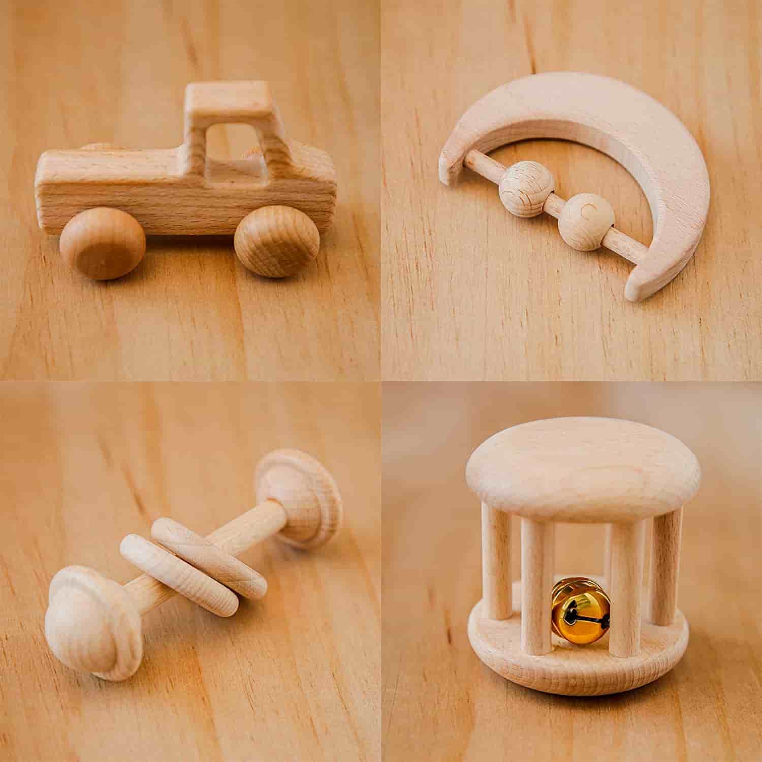 Wooden Montessori Rattles Grasping-image-4