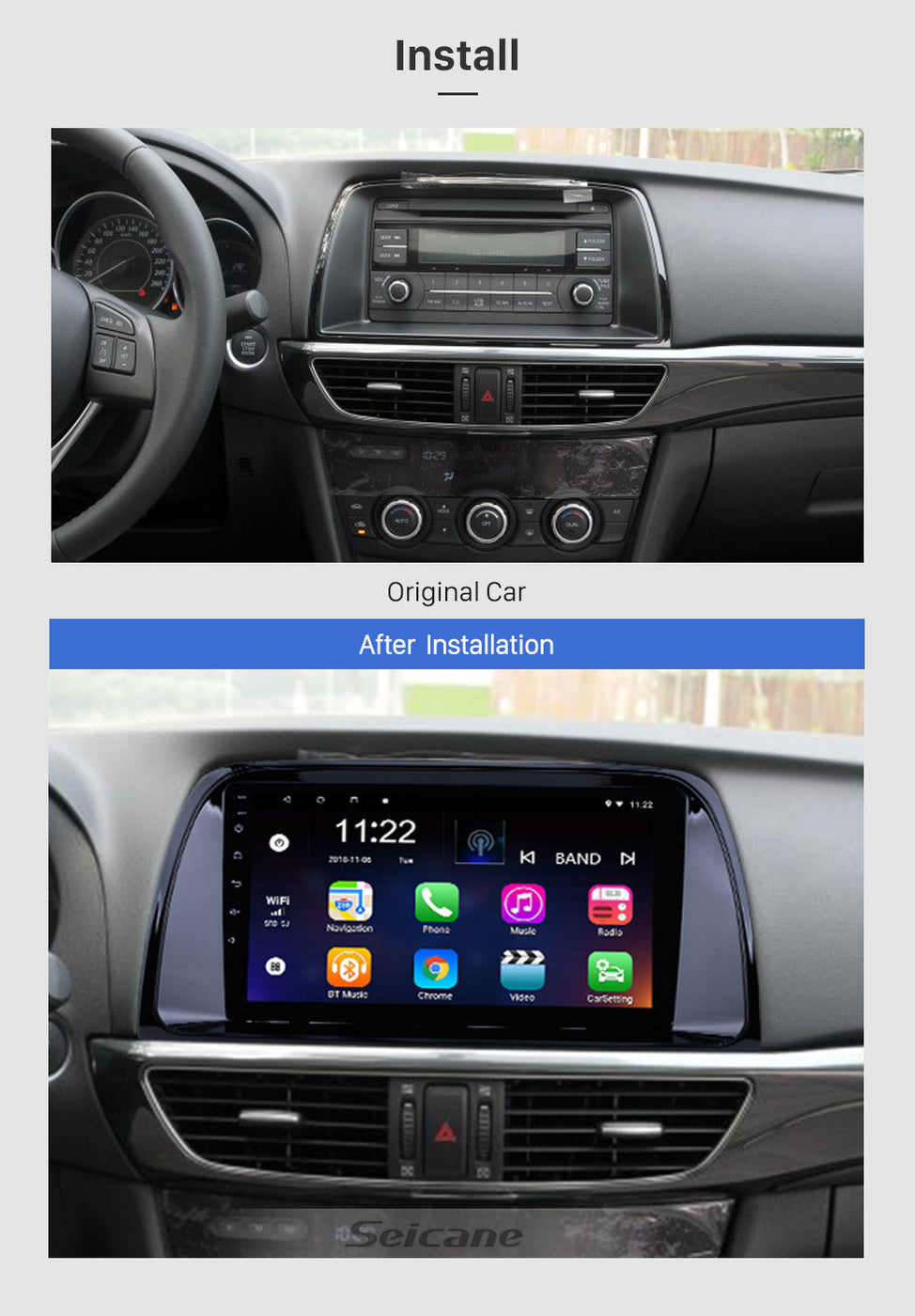 Philips Mazda CX5 OEM 9 Inch GPS NAV ANDROID STEREO