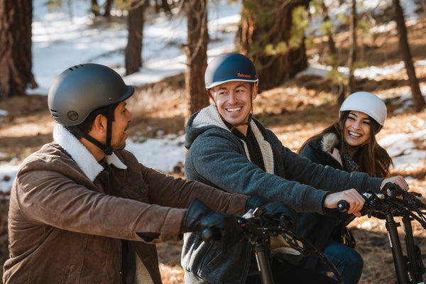 Smiling and Winter Riding on eBikes