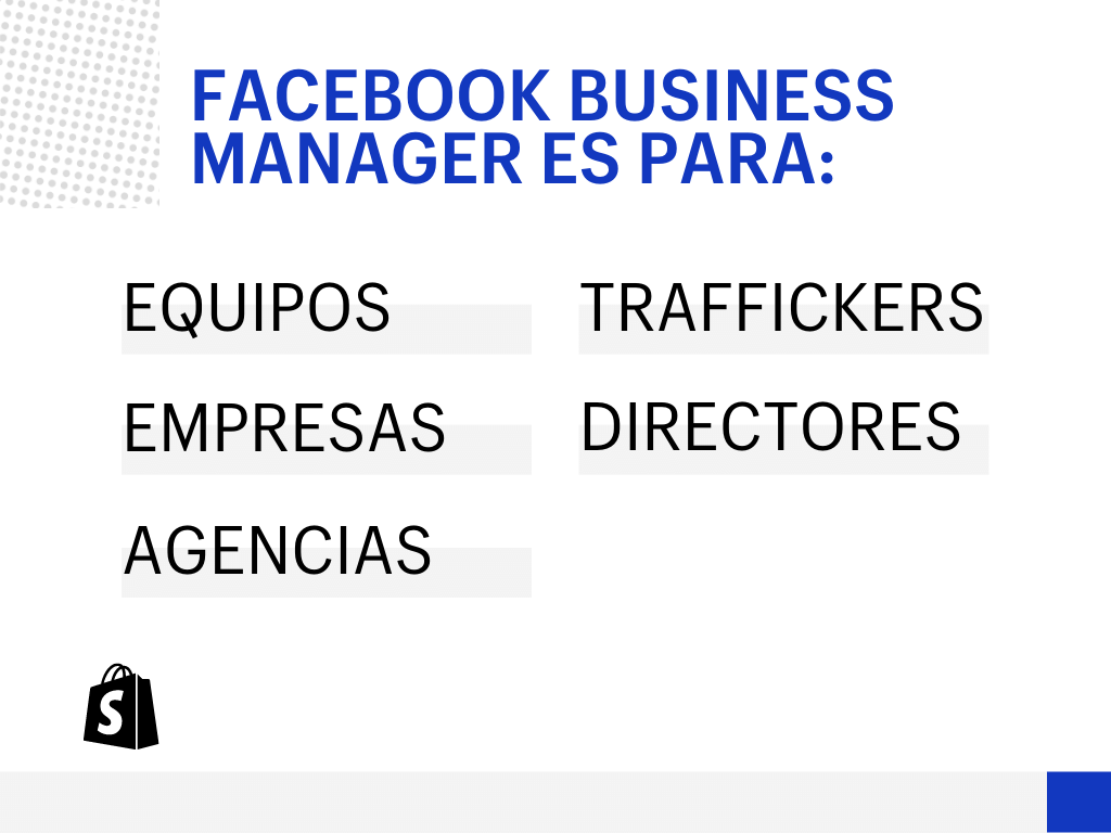 BUSINESS MANAGER DE FACEBOOK