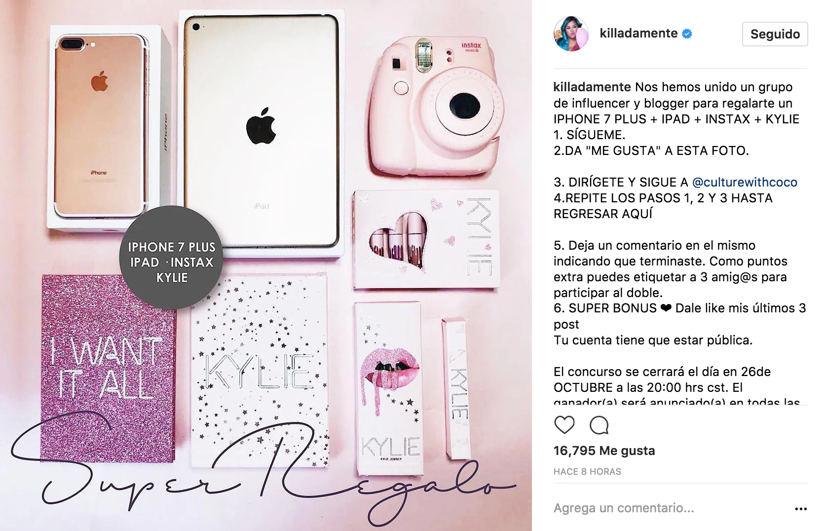 Como hacer Giveaways en Instagram