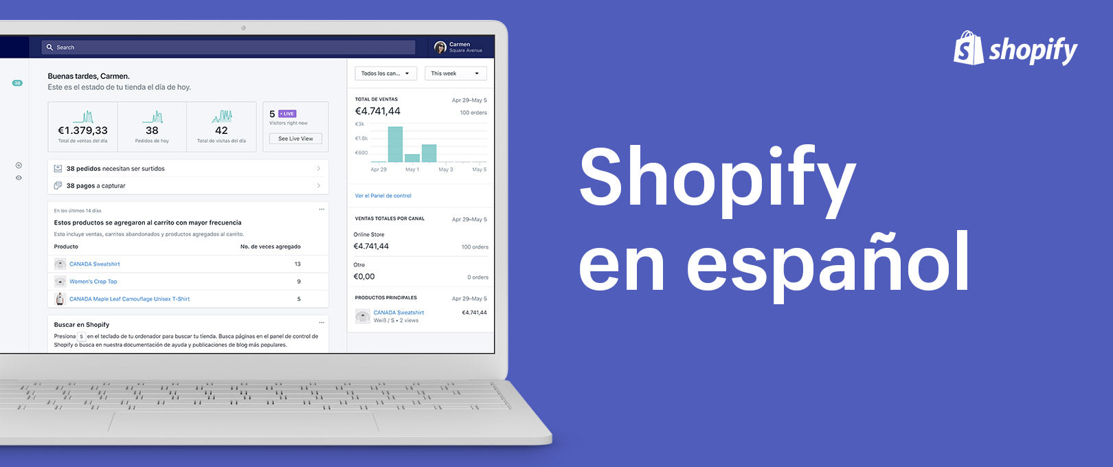 Shopify en español - Beta
