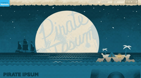 Pirate ipsum