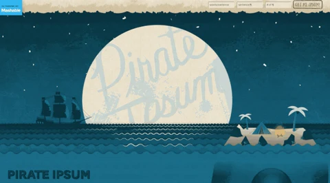 Pirate ipsum