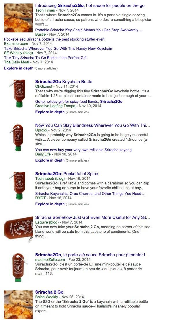Sriracha google