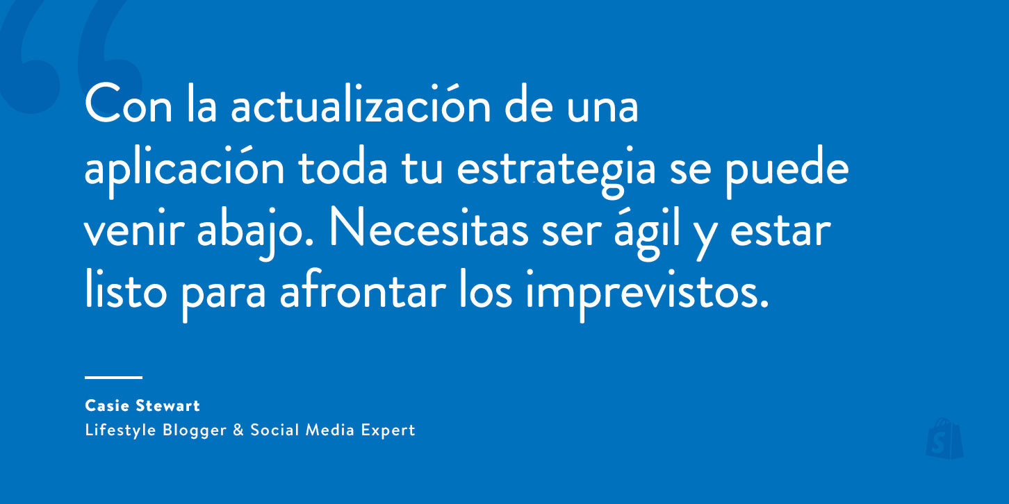 Casie Stewart: consejo marketing redes sociales