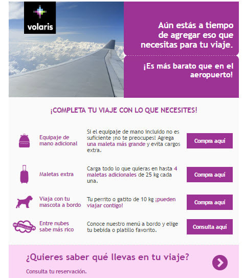 Camapaña email marketing ejemplo