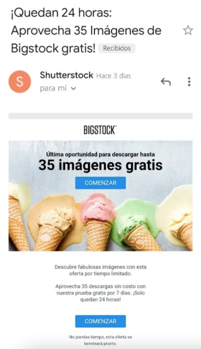 EJEMPLOS CAMPAÑAS EMAIL MARKETING