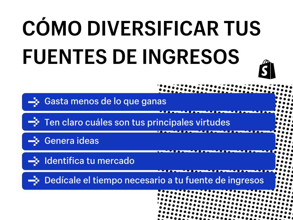 10 fuentes de ingresos para cubrir tus gastos mensuales