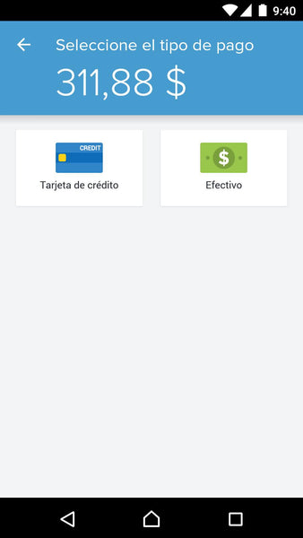 Pago desde Android - Shopify