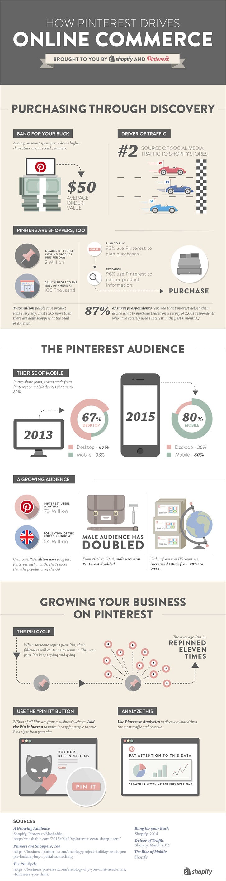 infografia ecommerce pinterest