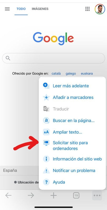 Búsqueda por imagen en Google desde dispositivos iOS