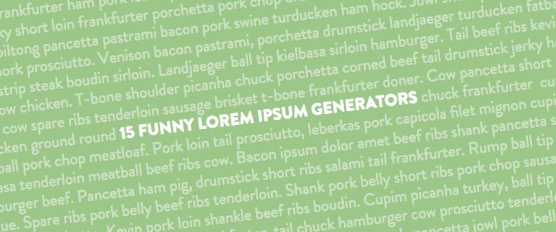 15 generadores de texto Lorem Ipsum divertidos para diseñar tu tienda online