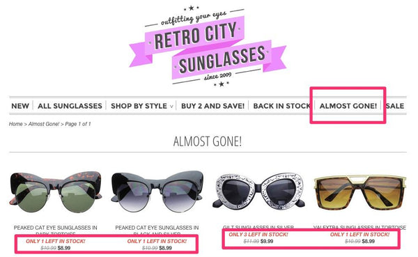 retro city sun glasses