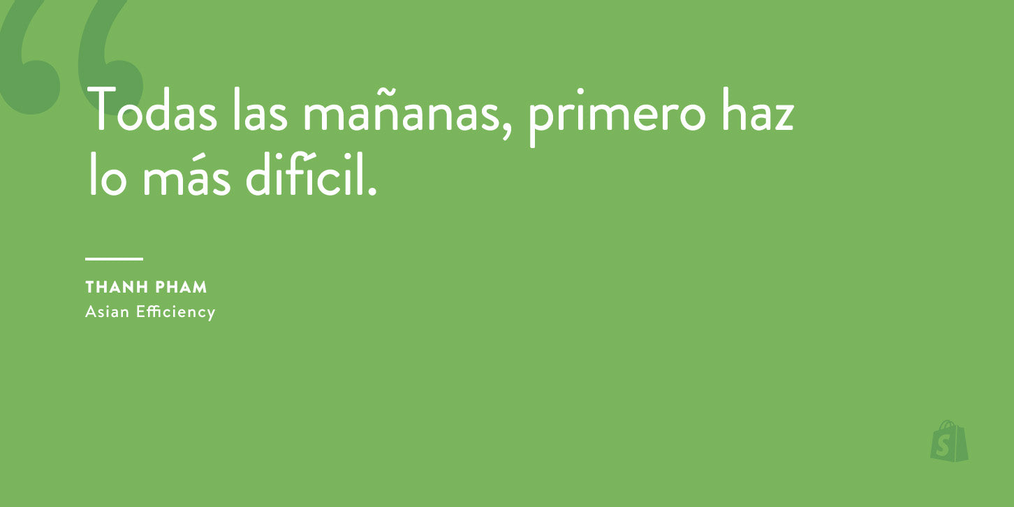 Thanh Pham consejos emprendedores