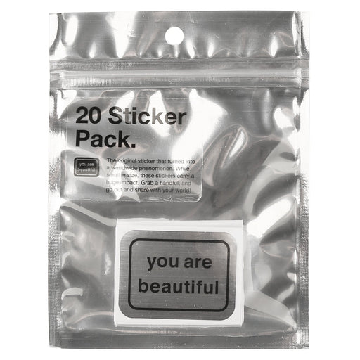 Braille Stickers — You Are Beautiful