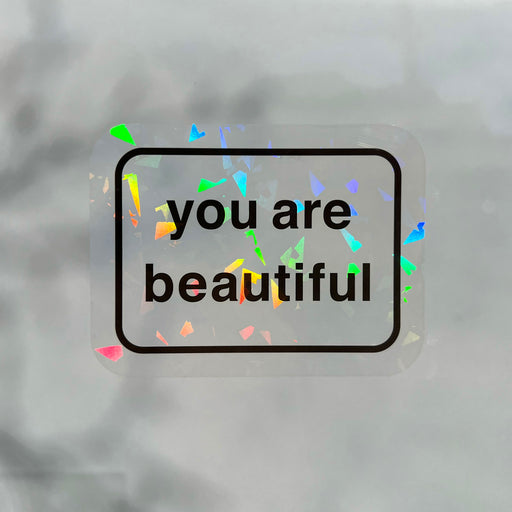 Spreading Positivity Beyond Borders: You Are Beautiful Braille Stickers