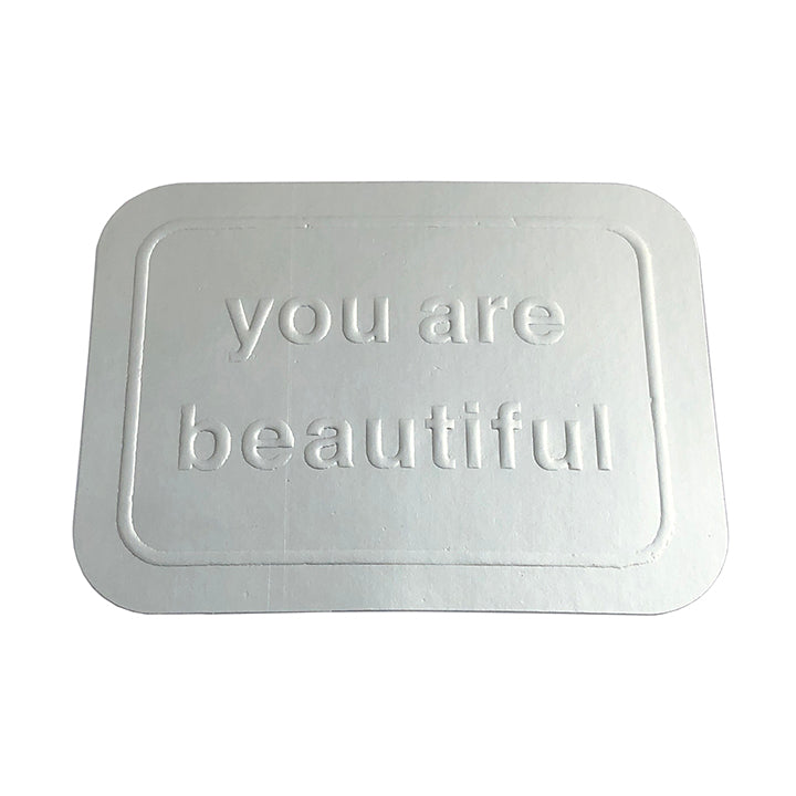 Braille Stickers — You Are Beautiful