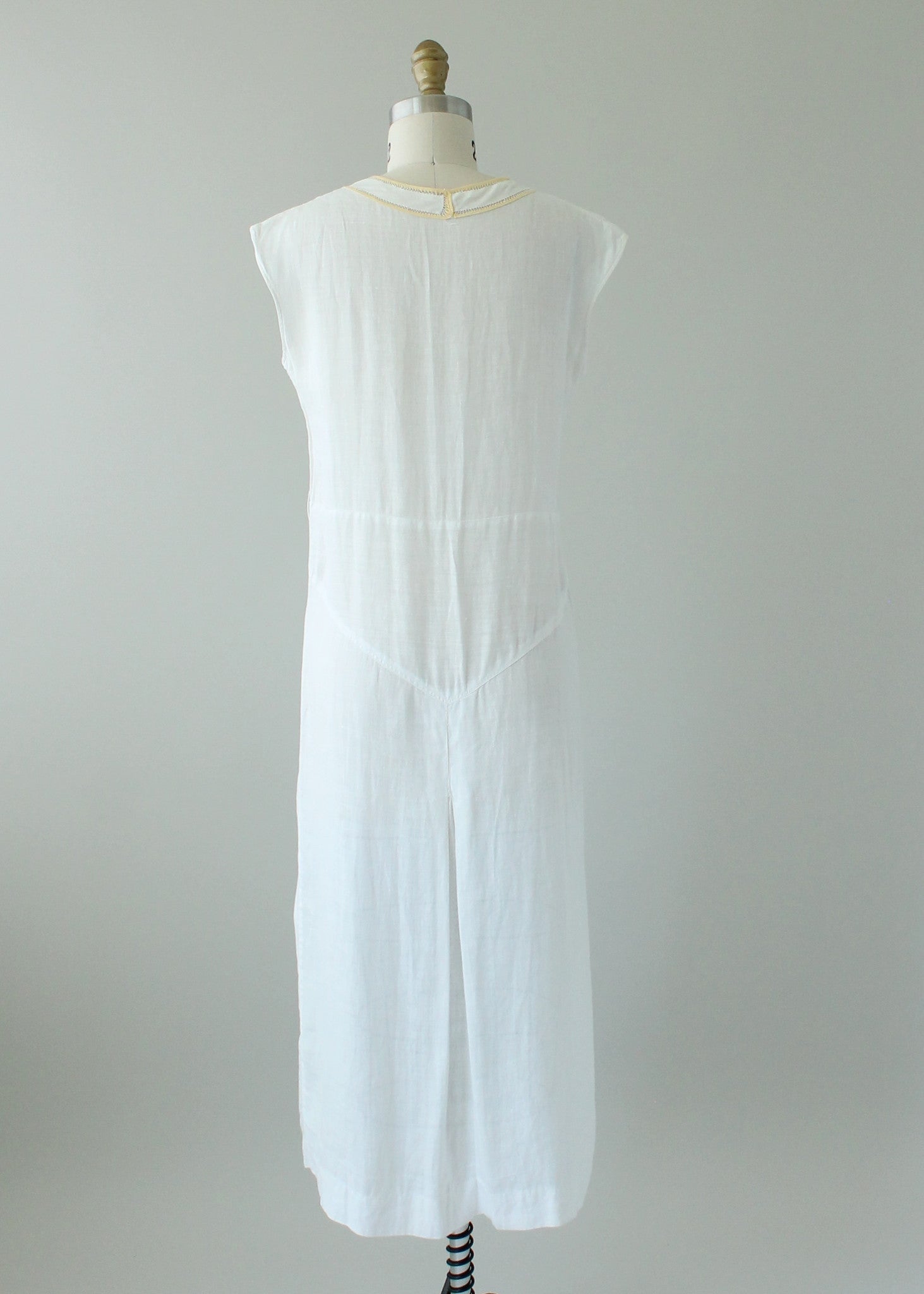 vintage white summer dress