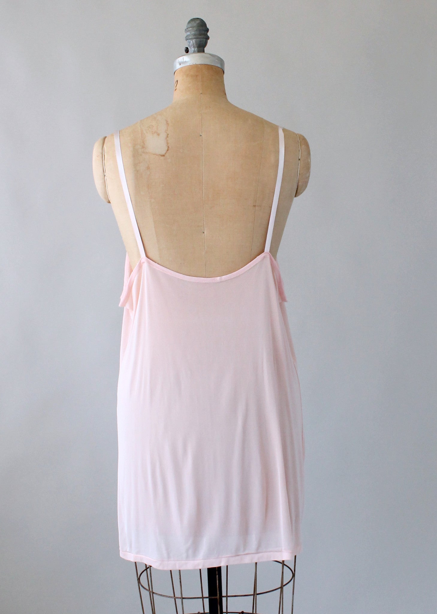 Vintage 1940s Rayon Knit Camisole Tank - Raleigh Vintage