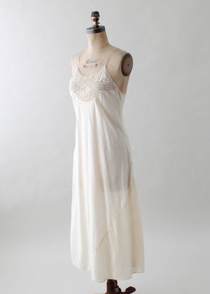 1930s slip dress