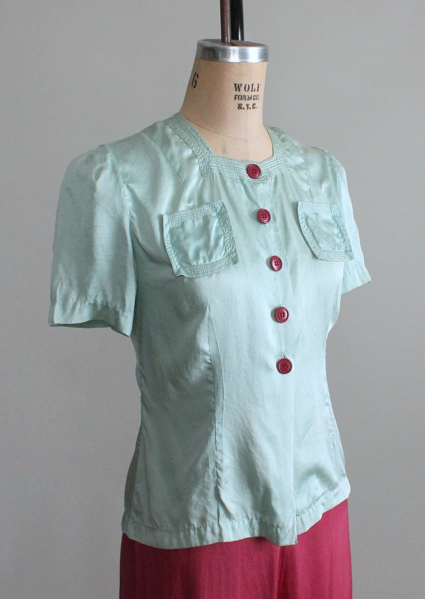 Vintage 1930s Barbizon Top and Pants Lounging Pajamas - Raleigh Vintage