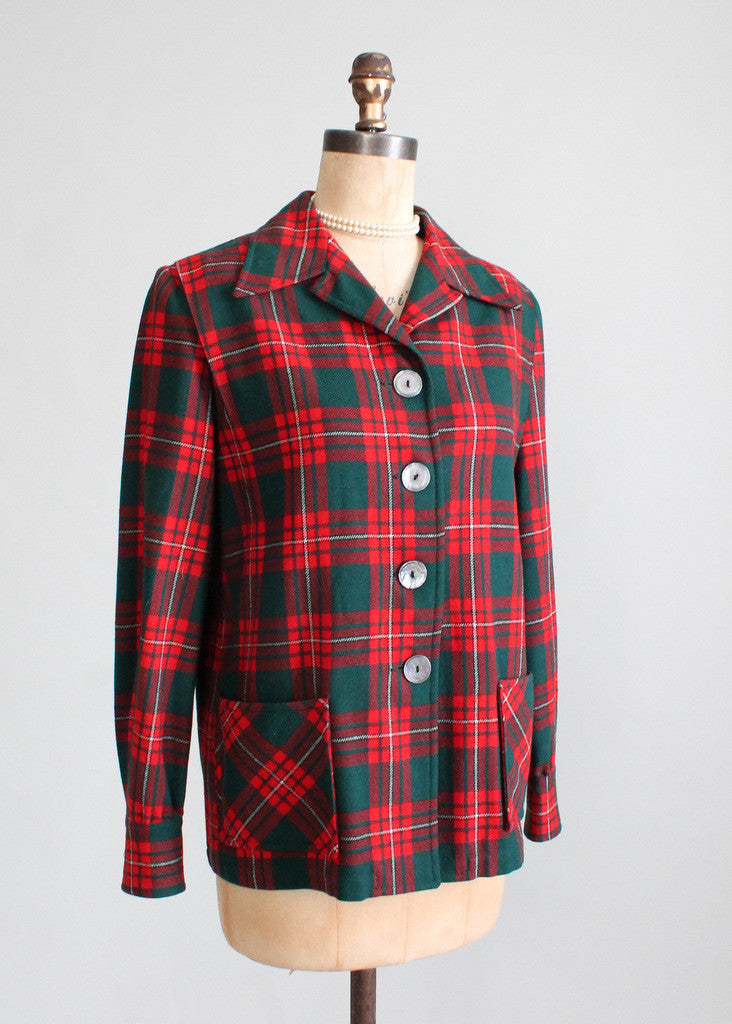 Vintage 1940s Pendleton Plaid 49er Jacket | Raleigh Vintage