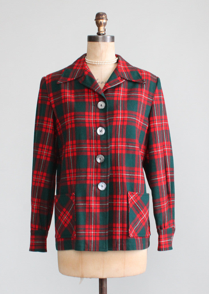 Vintage 1940s Pendleton Plaid 49er Jacket | Raleigh Vintage