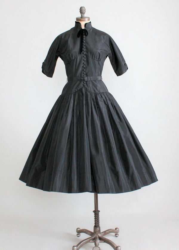 Vintage 1950s Gigi Young Black Party Dress - Raleigh Vintage