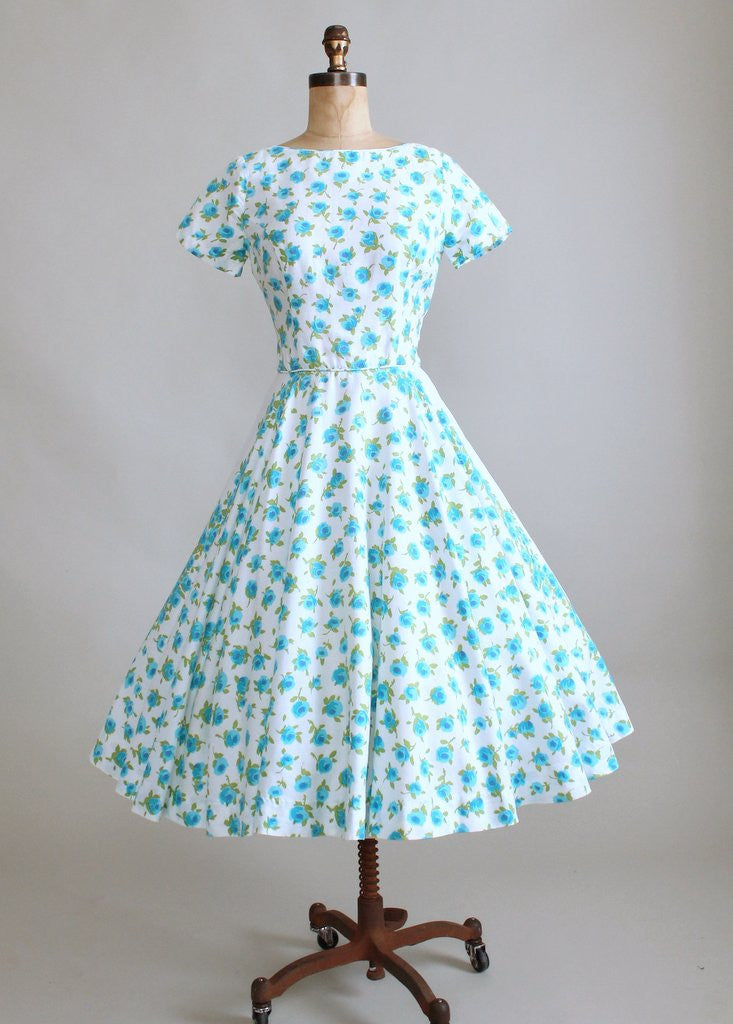 Vintage 1950s Liberty House Floral Day Dress | Raleigh Vintage